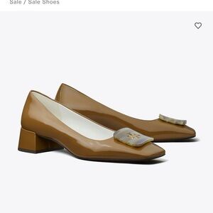 Tory Burch Tan GEORGIA  with Gold Accent SHOES